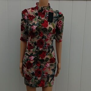 Novaluxe New Floral Dress Size XS